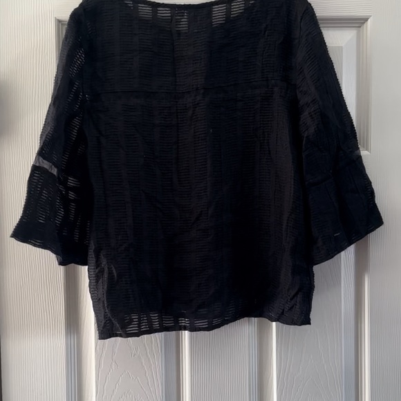 HD in Paris Black Swing Blouse Anthropologie Women’s Size 2 - Picture 2 of 7